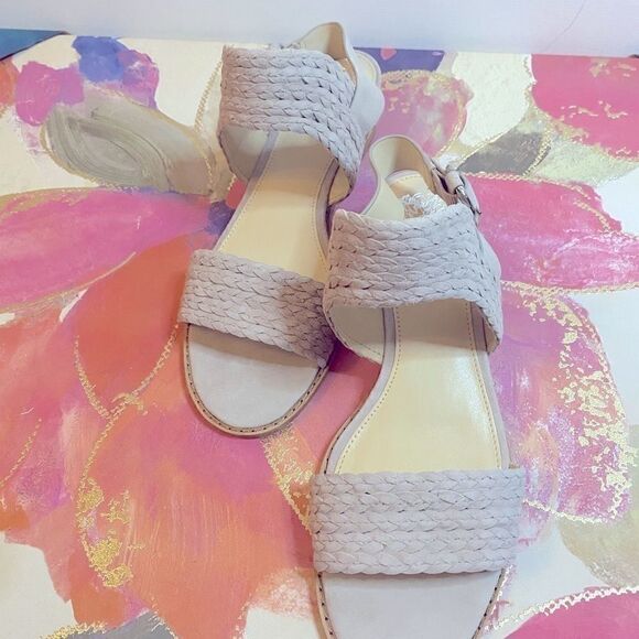 Vince Camuto  suede Raner Braided wedge sandals - Picture 1 of 9